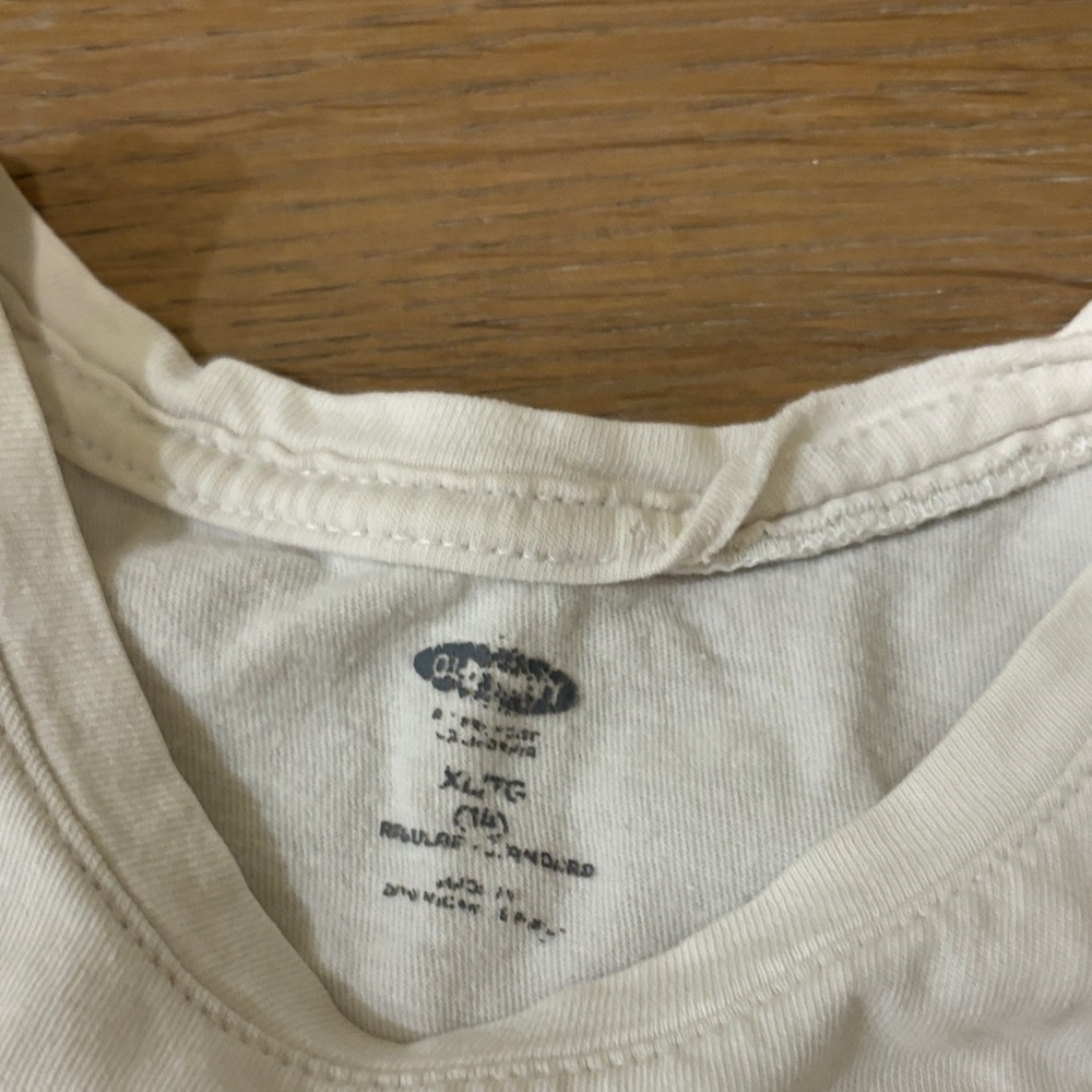 Old Navy Off-White Tee
